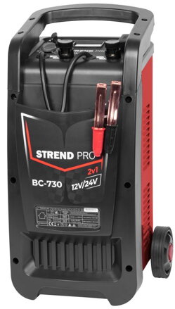 Vozík STREND PRO BC-730, 12/24V, Boost, štartovací