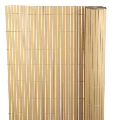 Umelý bambusový plot PVC 2000 mm, L-3 m, bambus, 1300g/m2, UV