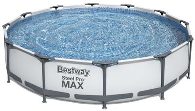 Bestway 56950 Bazén Steel Pro MAX, 427x107 cm, filter, rebrík, plachta