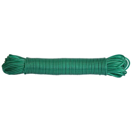 Šnúra na prádlo ROPE PVC WiCo 4,00 mm, 30 m, oceľ