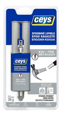 Lepidlo na kov Ceys EPOXCEYS, striekačka, 28 g