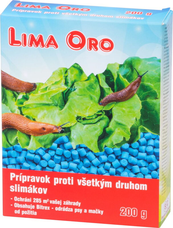Chemia Lima Oro 200 g, proti všetkým druhom slimákov, Bitrex Chemia Lima Oro 200 g, proti všetkým druhom slimákov, Bitrex
