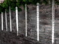 Vianočné osvetlenie Icicle – 288 LED, studená biela, vodopádový efekt, 3,5 m