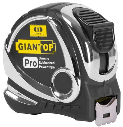 Meter GIANT CR-G44, 2 m, 16 mm, Chrome/Nylon, Class II