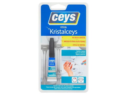 Lepidlo na sklo a krištáľ Ceys SPECIAL KRISTALCEYS, 3 g