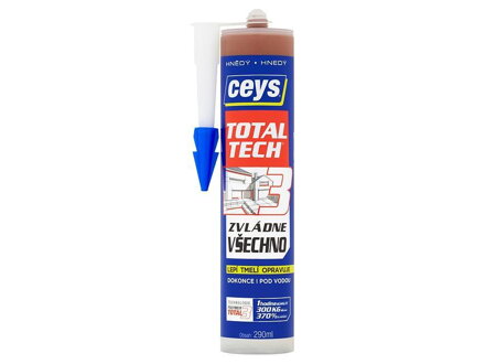 Ceys TOTAL TECH EXPRESS Lepidlo hnedé, 290 ml